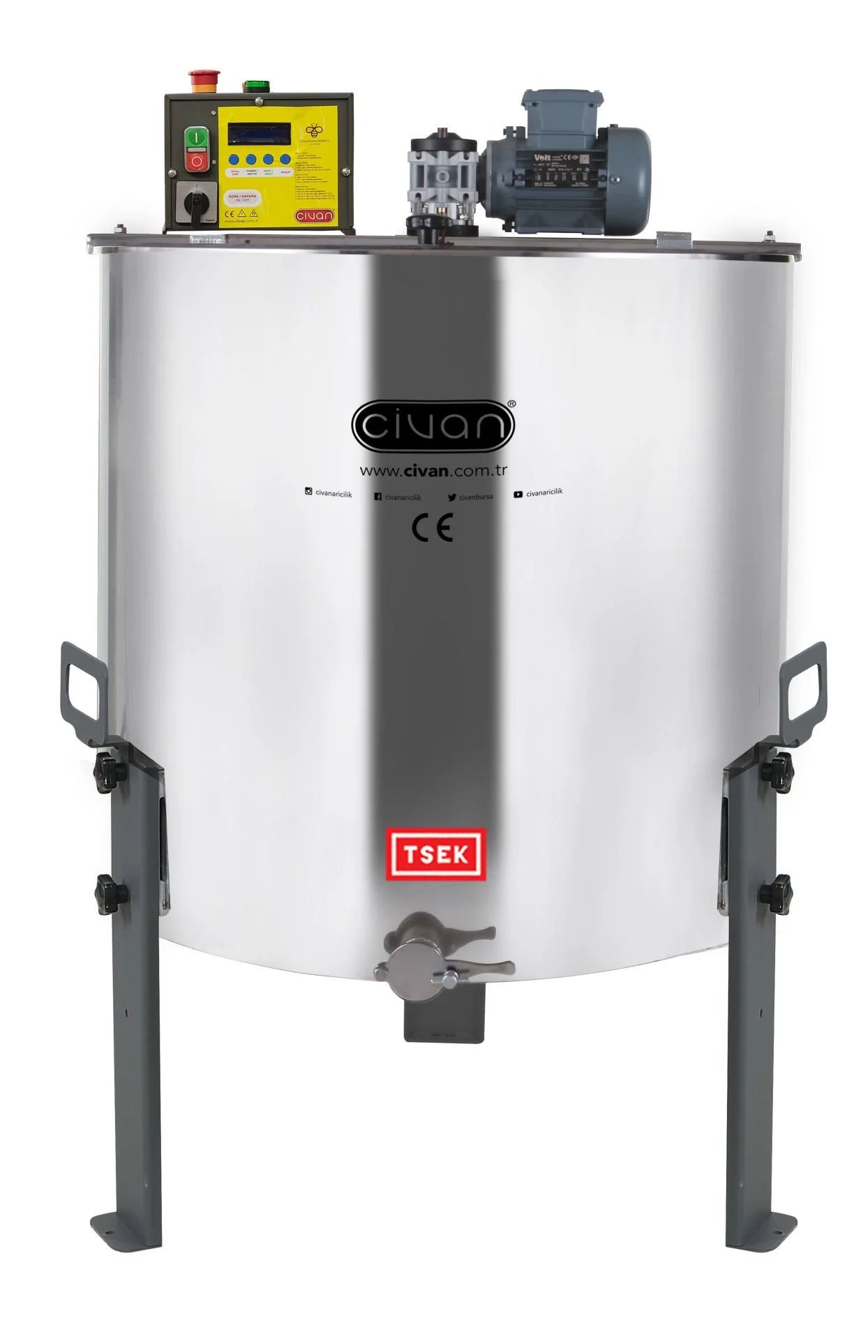 Sağım Makinesi 6'lı Motorlu - Yatarlı (Civan)